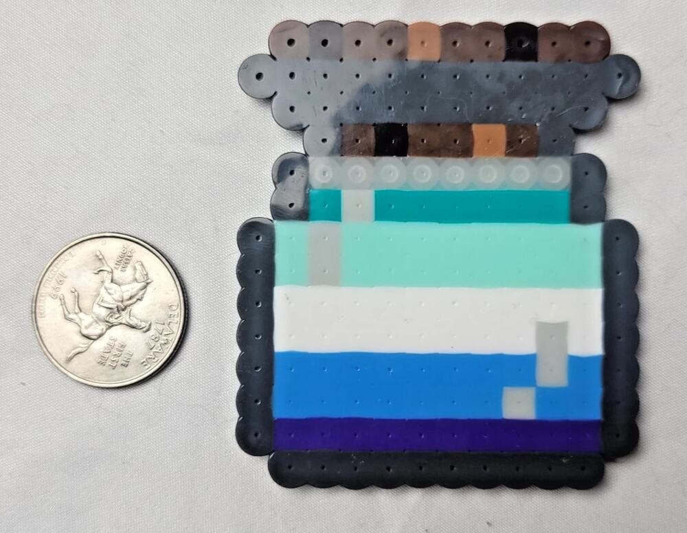 Gay (5 Stripe) LGBT Potion Perler Pixel Art